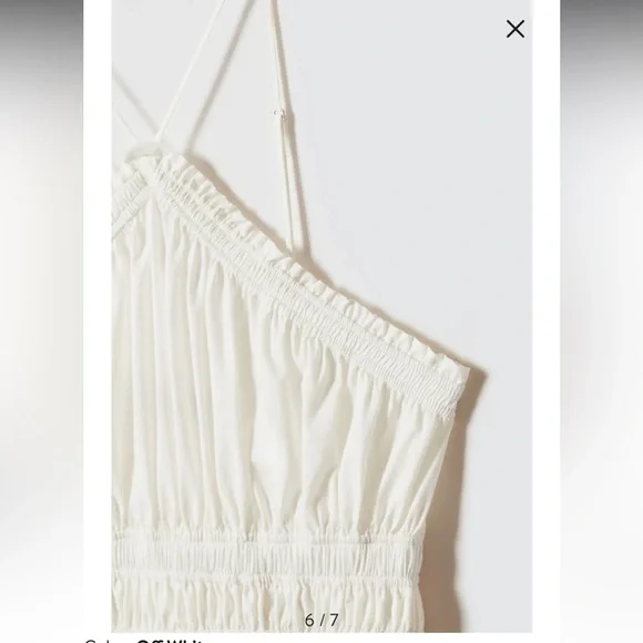 NWT Mango White Dress color is off white - Picture 5 of 8